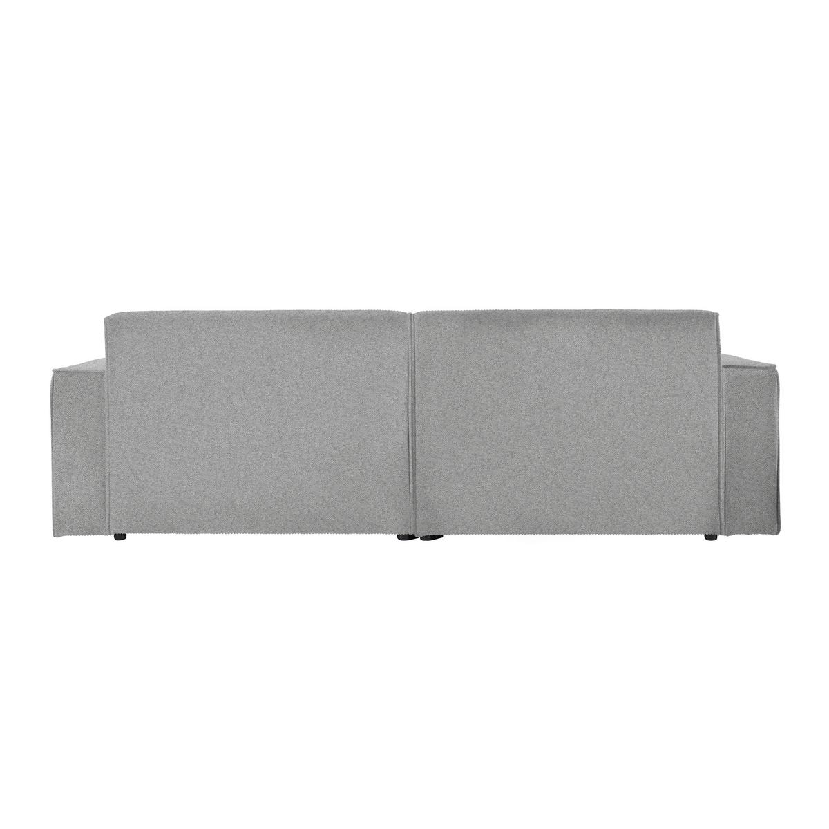 Wohnlandschaft Loft Silberfarben - Silberfarben/Schwarz, MODERN, Kunststoff/Textil (172/75/265cm) - Mömax