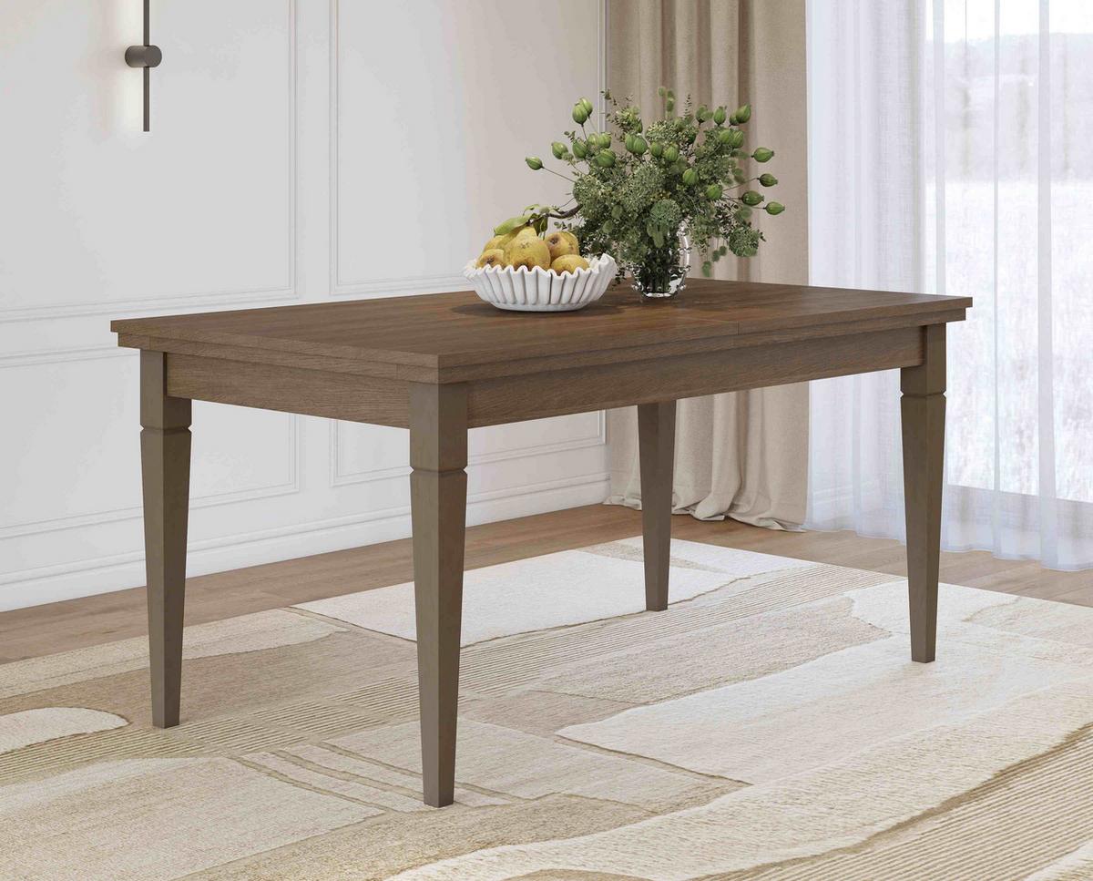 Étkezőasztal Evora - tölgyfa színű, Design, faalapú anyag (160/79/90cm)