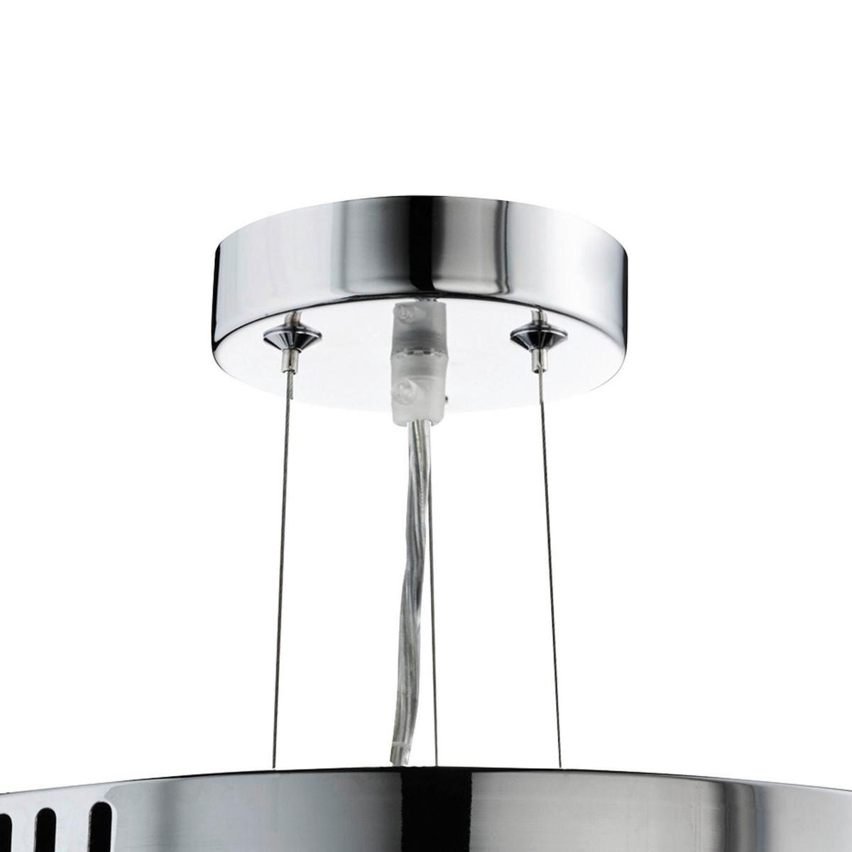 Kristály Mennyezeti Lámpa Elise 8333-3cc - krómszínű, Konventionell, üveg/fém (30/134cm)