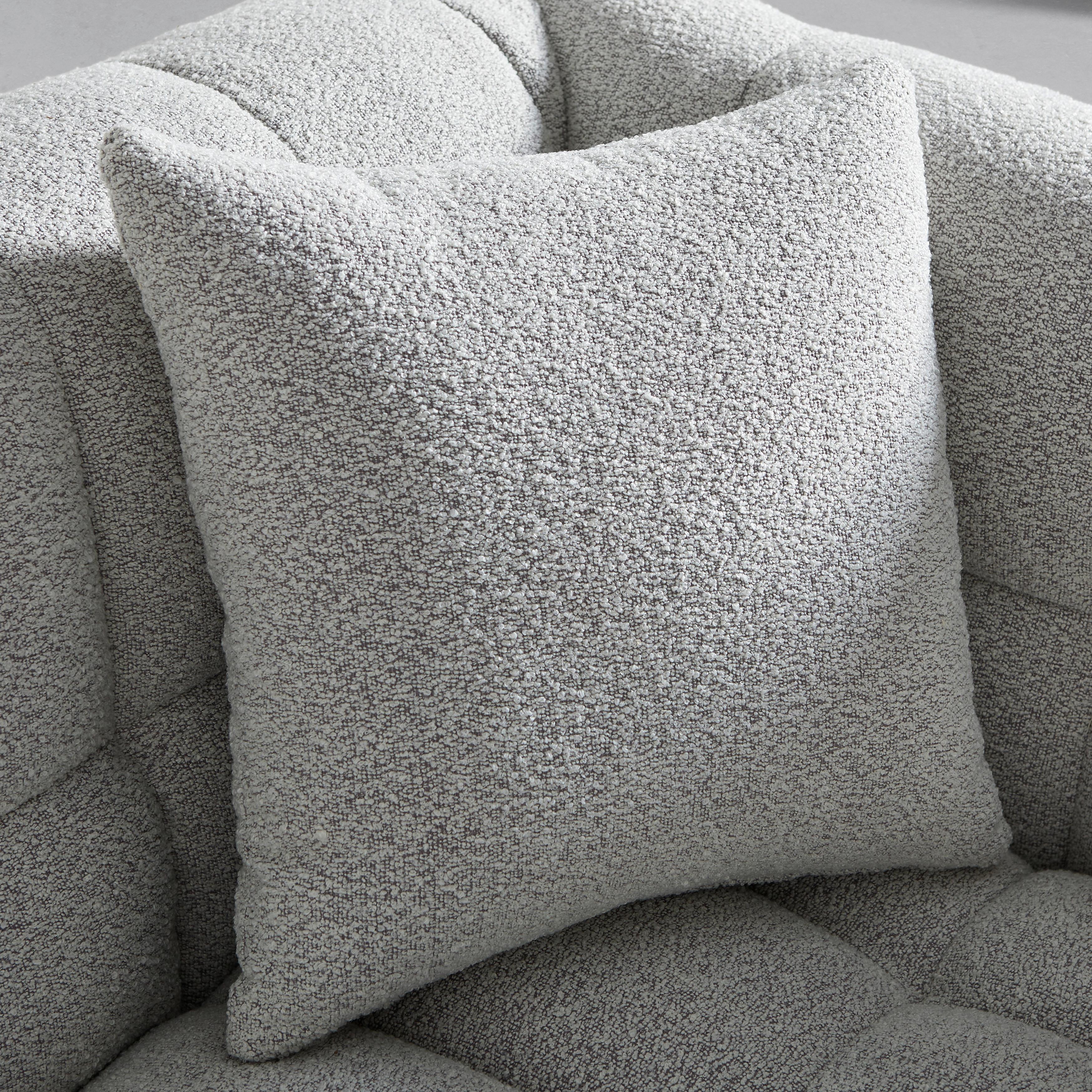3-SITS SOFFA ENA - grå/svart, Modern, trä/textil (210/75/96cm) - Bessagi Home