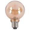 LED-LJUSKÄLLA C82218MM - bärnstensfärgad, Klassisk, metall/glas (8/12,2cm) - Mömax