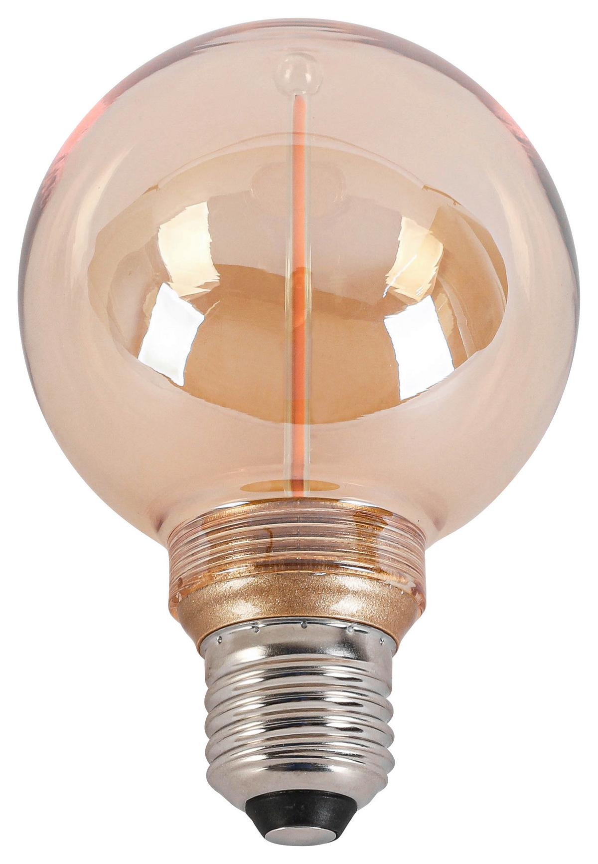 Led Žarulja C82218mm - boje jantara, Konvencionalno, staklo/metal (8/12,2cm) - Modern Living