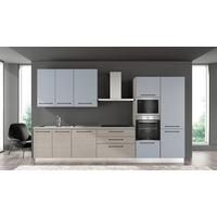 Blok Kuhinja S Aparatima Line 360 - siva/hrast sivi, Konvencionalno, drvo/metal (360/216-240/60cm) - Mömax