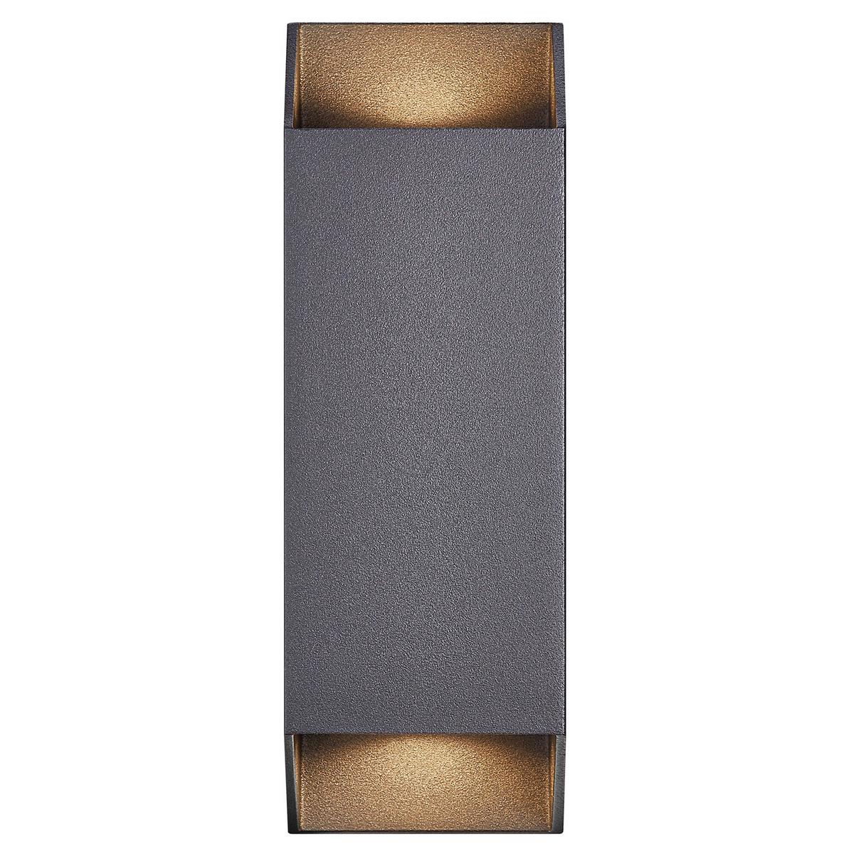 KINKIET ZEWNĘTRZNY 2218221003 NICO SQUARE - czarny, Design, metal (8/23.5/9.5cm) - Nordlux