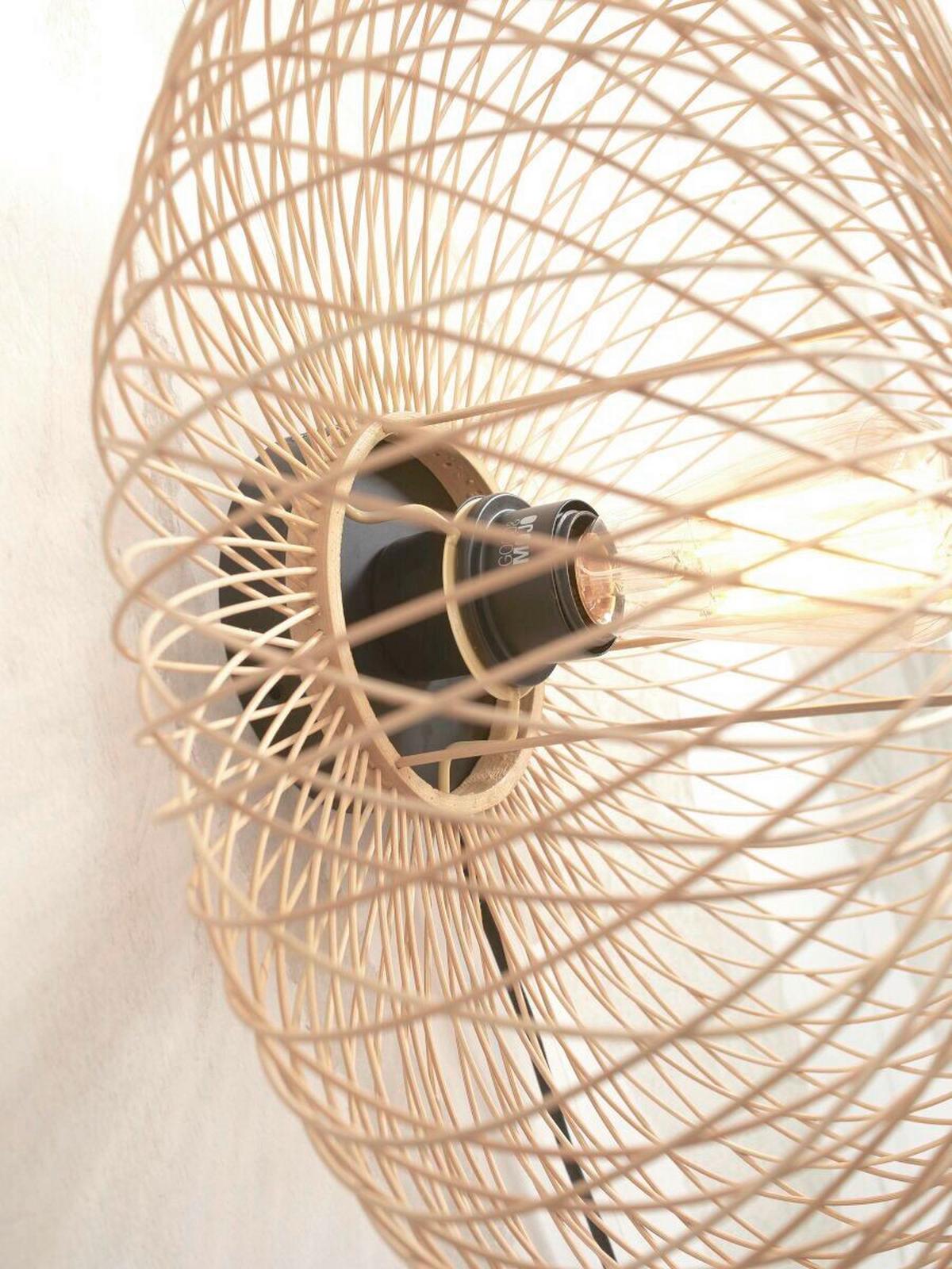 Stenska Svetilka Cango, Naravna Barva - naravne barve, Trend (20/40cm) - Good & Mojo