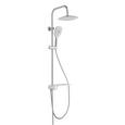 Set S Prho Za Tuš Aquastar - krom, umetna masa (113cm) Set S Prho Za Tuš Aquastar - krom, umetna masa (113cm)