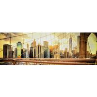 Keilrahmenbild Marcus ca. 150x50cm - Hellbraun/Beige, Basics, Holzwerkstoff (150/50/2.50cm) - Modern Living