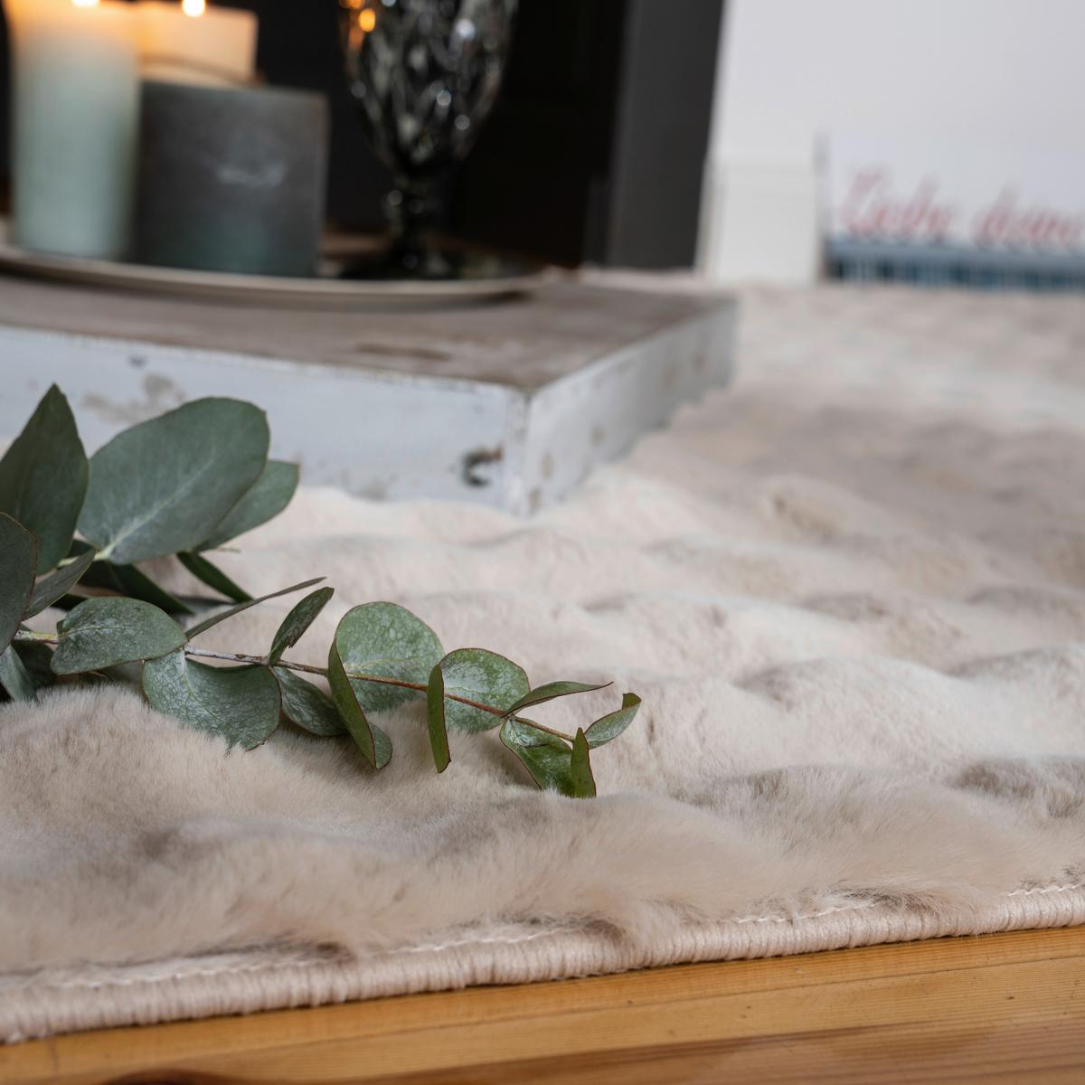 HOCHFLORTEPPICH MY ASPEN 485 - Beige, Konventionell, Textil (40/60cm)