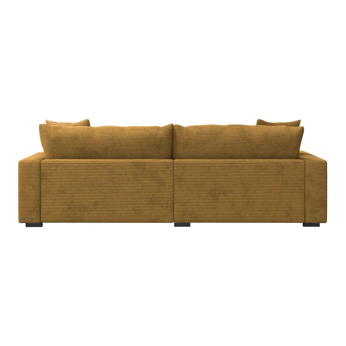 Kutna Garnitura Pelle - boje senfa/crna, Moderno, tekstil (180/265cm) - Modern Living
