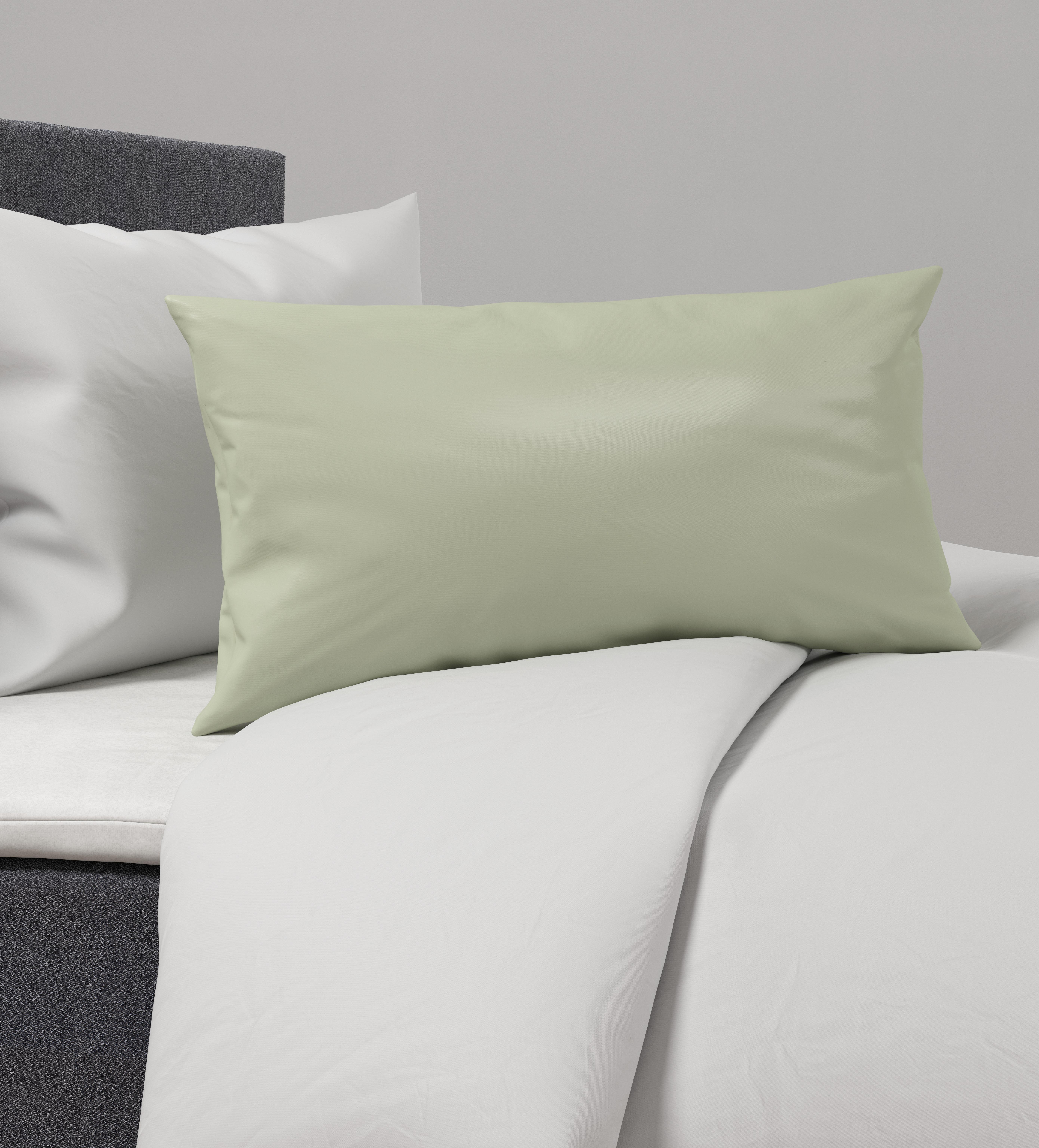 Prevleka Blazine Alex Uni - svetlo zelena, Moderno, tekstil (40/60cm) - Premium Living