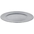 Dekoteller Milan Silberfarben - Silberfarben, Kunststoff (33cm) - Mömax modern living