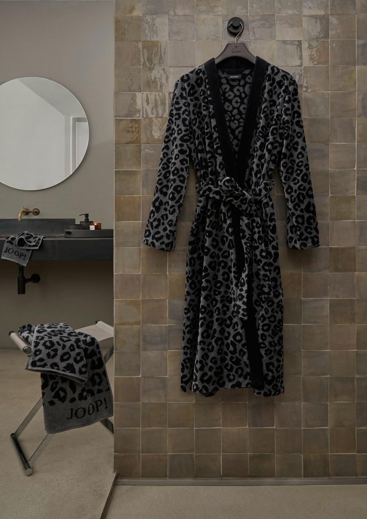 SZLAFROK KĄPIELOWY JOOP! DAMEN KIMONO LEO - czarny, Basics, tkanina (36/38null) - Joop!