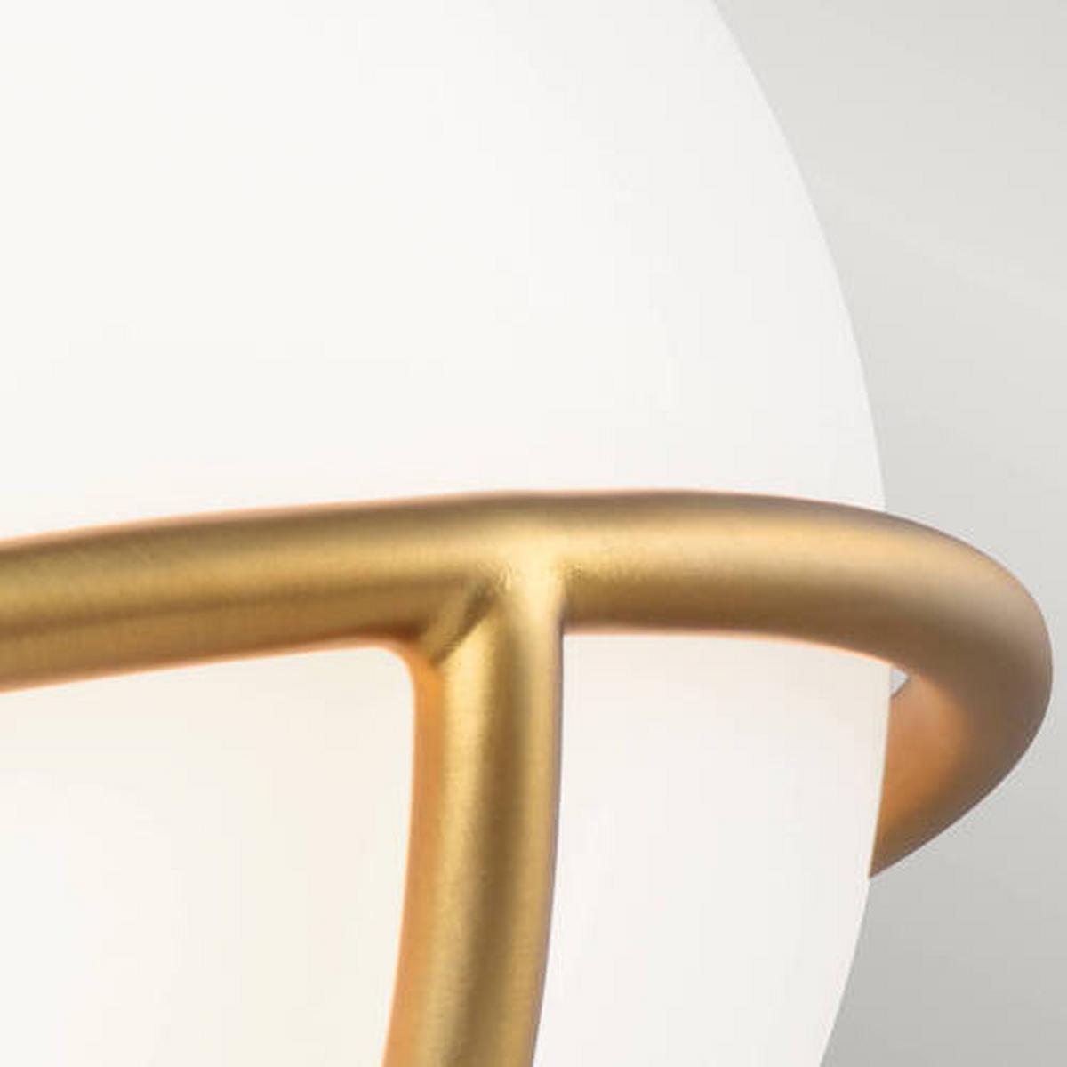 Led Zidna Svjetiljka Apollo - boje mjeda, Basics, staklo/metal (18, 1/17,1/21cm) - Elstead Lighting