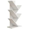 Regal Nulis L, Bela - bela, Design, leseni material (40/77/20cm) - MID.YOU