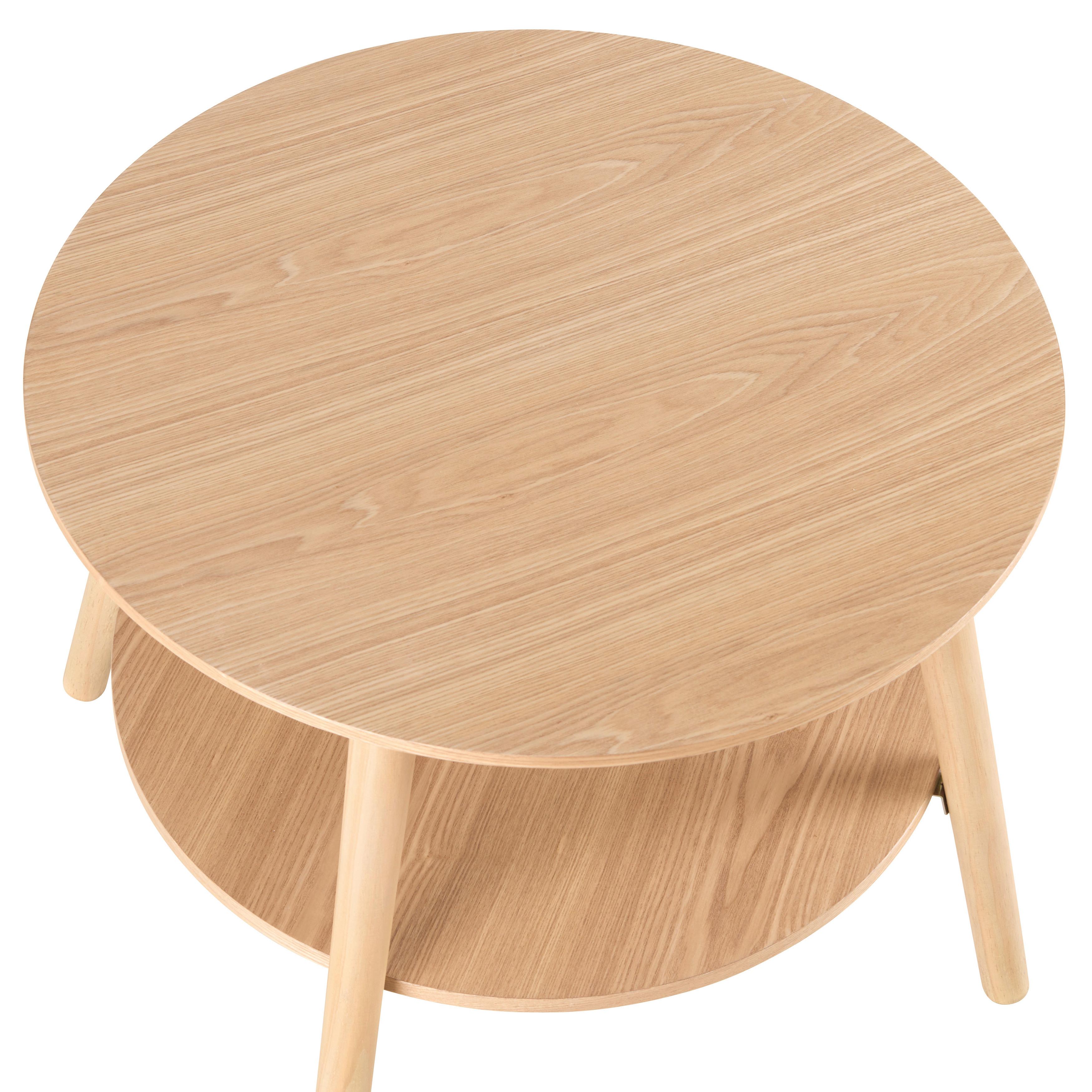 SOFFBORD FREDDY - naturfärgad, Modern, trämaterial/trä (60/43cm) - Mömax