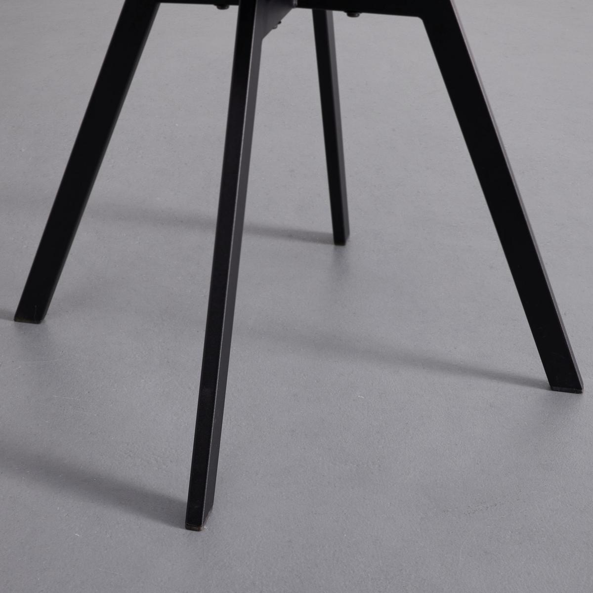 KRZESŁO MIA - ciemnoszary/czarny, Modern, metal/tkanina (45/84/55cm) - Bessagi Home