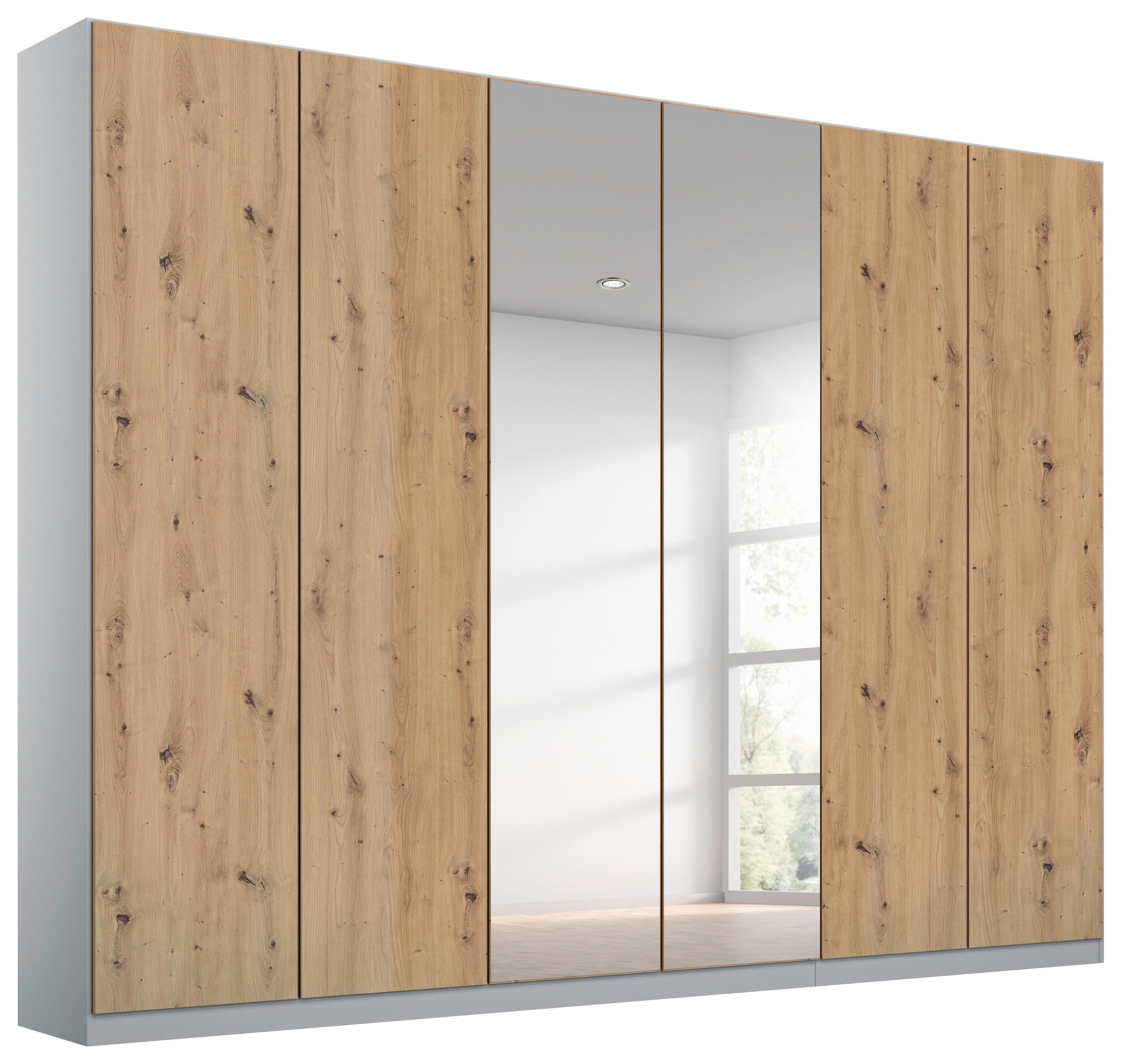 DULAP USI ROTATIVE ALABAMA - argintiu/gri deschis, Modern, material pe bază de lemn (271/229/54cm)