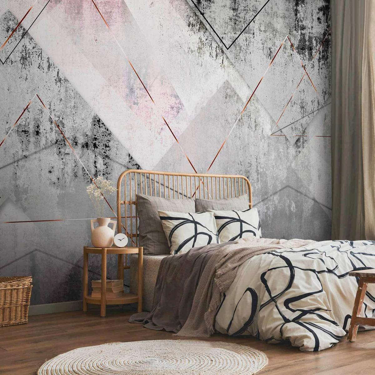 Fototapeta Triangular Perspective, 100x70cm - večbarvno, Trendi, tekstil (100/70cm) - artgeist