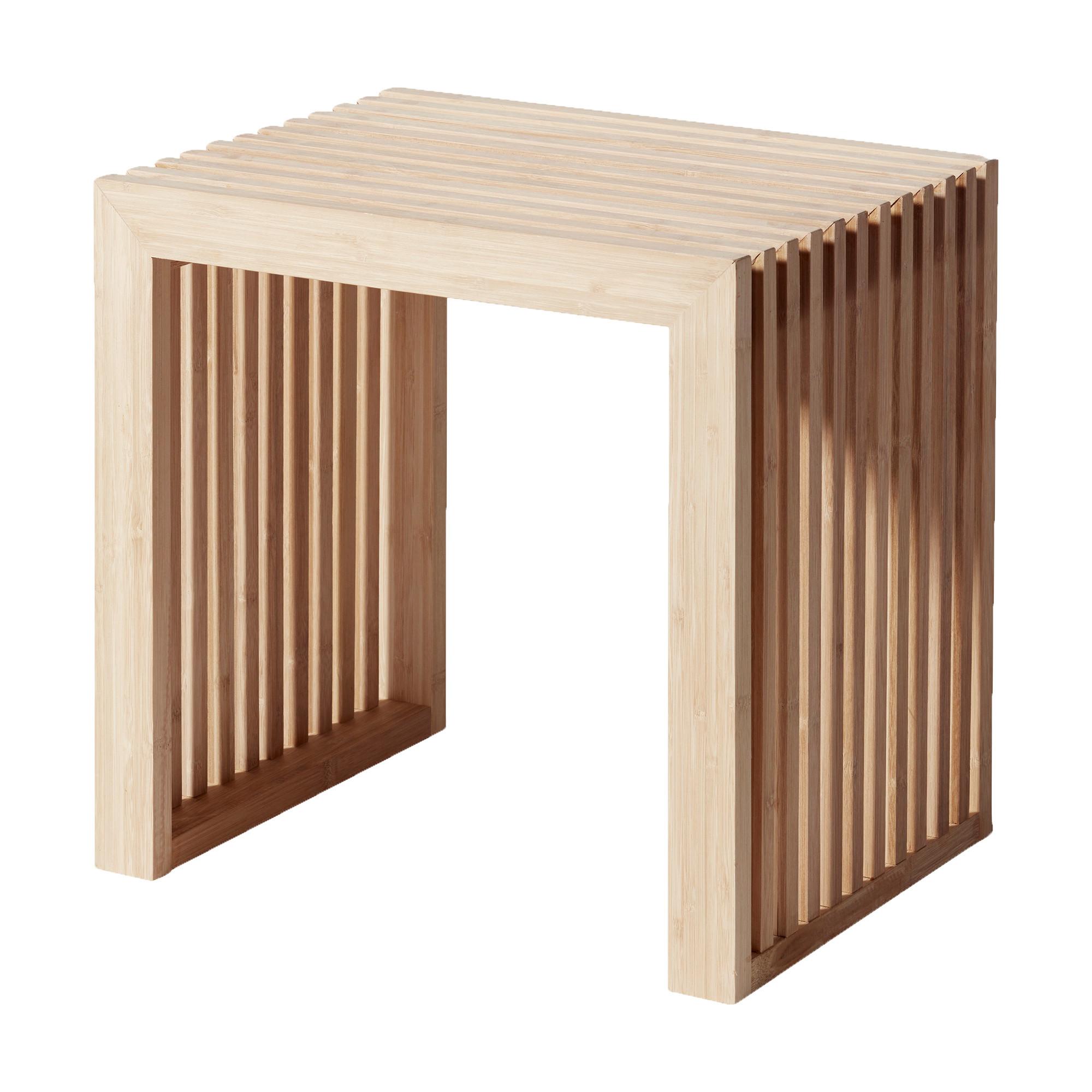 Garderobe Rib Small Hall Set - Naturfarben, Design, Holz (45/35/43cm) - Livetastic