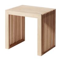 Garderobe Rib Small Hall Set - Naturfarben, Design, Holz (45/35/43cm) - Livetastic