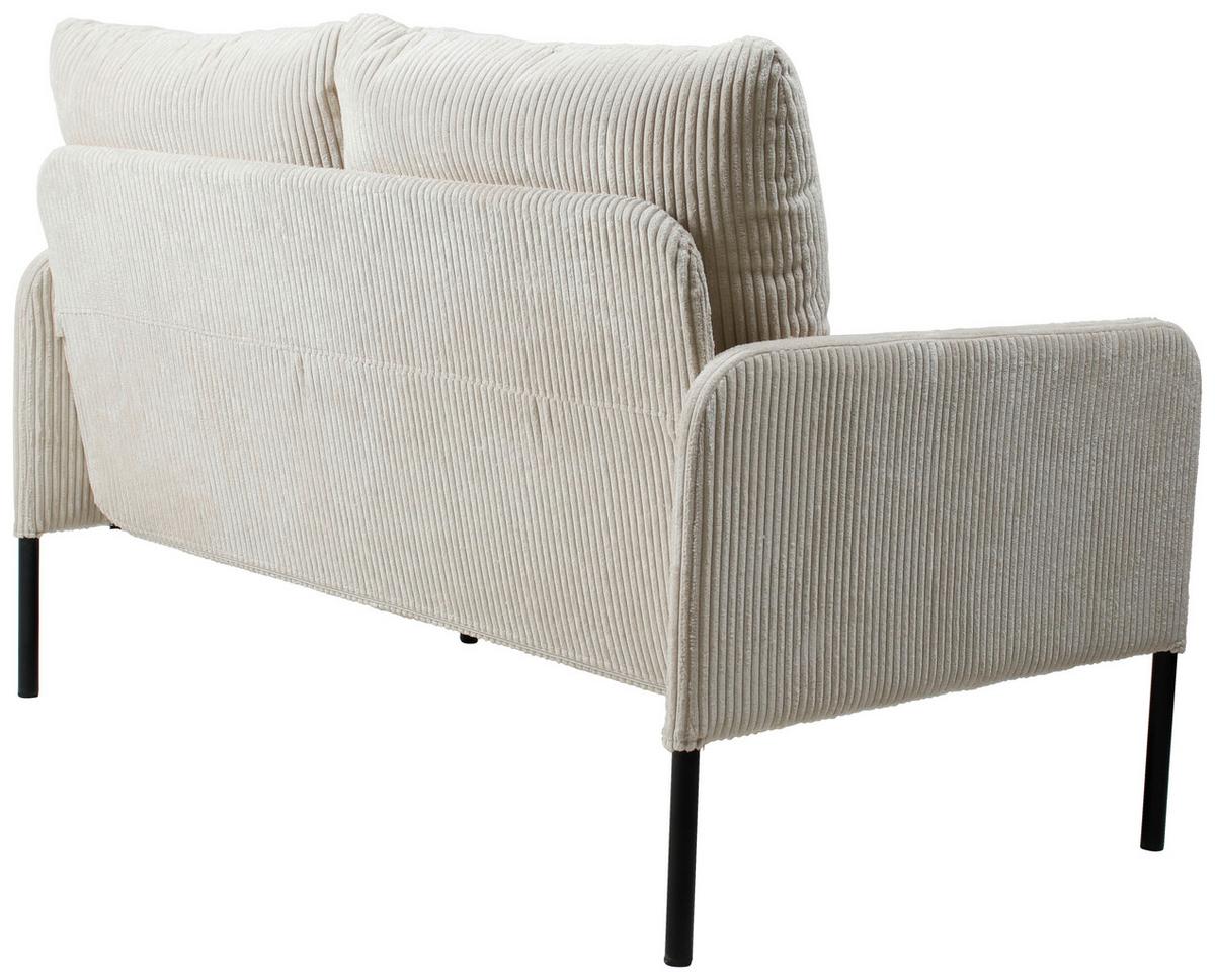 Zofa Cord - črna/bež, Moderno, kovina/tekstil (120/82/79cm) - Mömax