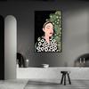 CANVASTAVLA DENISE SMALL - beige/grön, Modern, trämaterial/textil (60/90cm) - Mömax