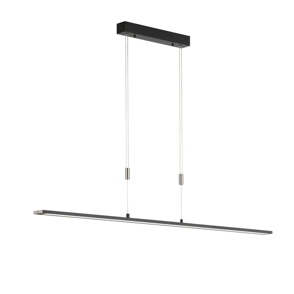 LAMPA WISZĄCA LED 60016 - czarny, Design, metal (6/160cm) - Fischer & Honsel