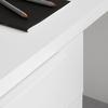 SKRIVBORD CARLOS WEISS - vit, Modern, trämaterial (146/78/60cm) - Mömax