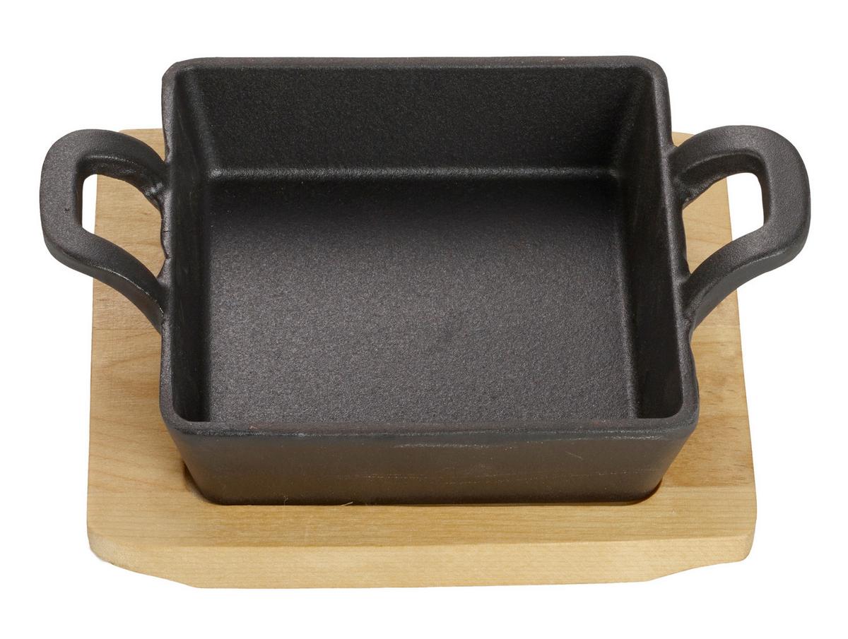 Tálalóserpenyő Ew-Ge-1342 - barna/fekete, Basics, fa/fém (18,5/3,5/12,5cm) - Echtwerk