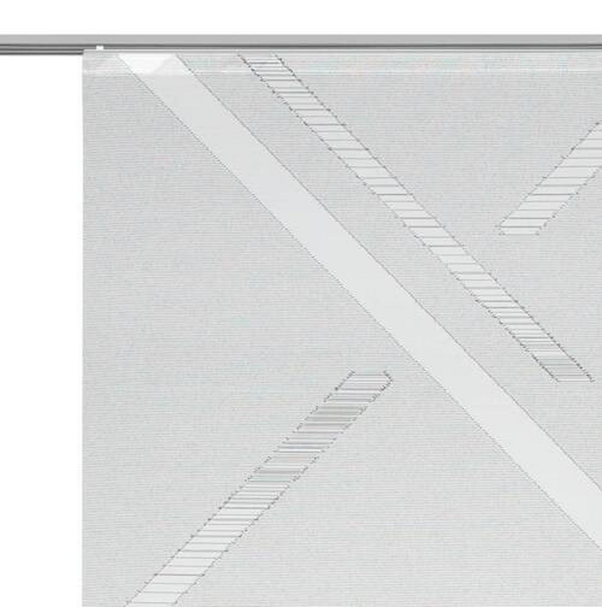 ZASŁONA PANELOWA MALMÖ - antracytowy, Design, tkanina (60/245cm) - Novel