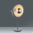 Tischleuchte Blanche in Grau, max. 60 Watt - Grau, LIFESTYLE, Metall (18/56cm) - Mömax modern living