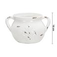 Dekokrug Euphoria - Weiß, ROMANTIK / LANDHAUS, Keramik (27,5/21/16cm) - MÖMAX modern living