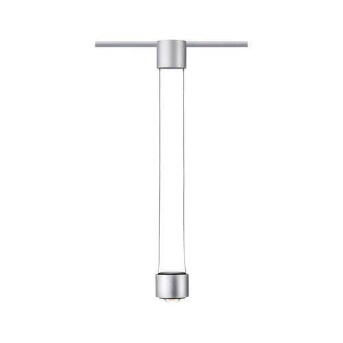 Schienensystem-Hängeleuchte Urail Aldan max. 8,5 Watt - Chromfarben/Schwarz, Basics, Kunststoff/Metall (9,8/8,5cm) - Paulmann