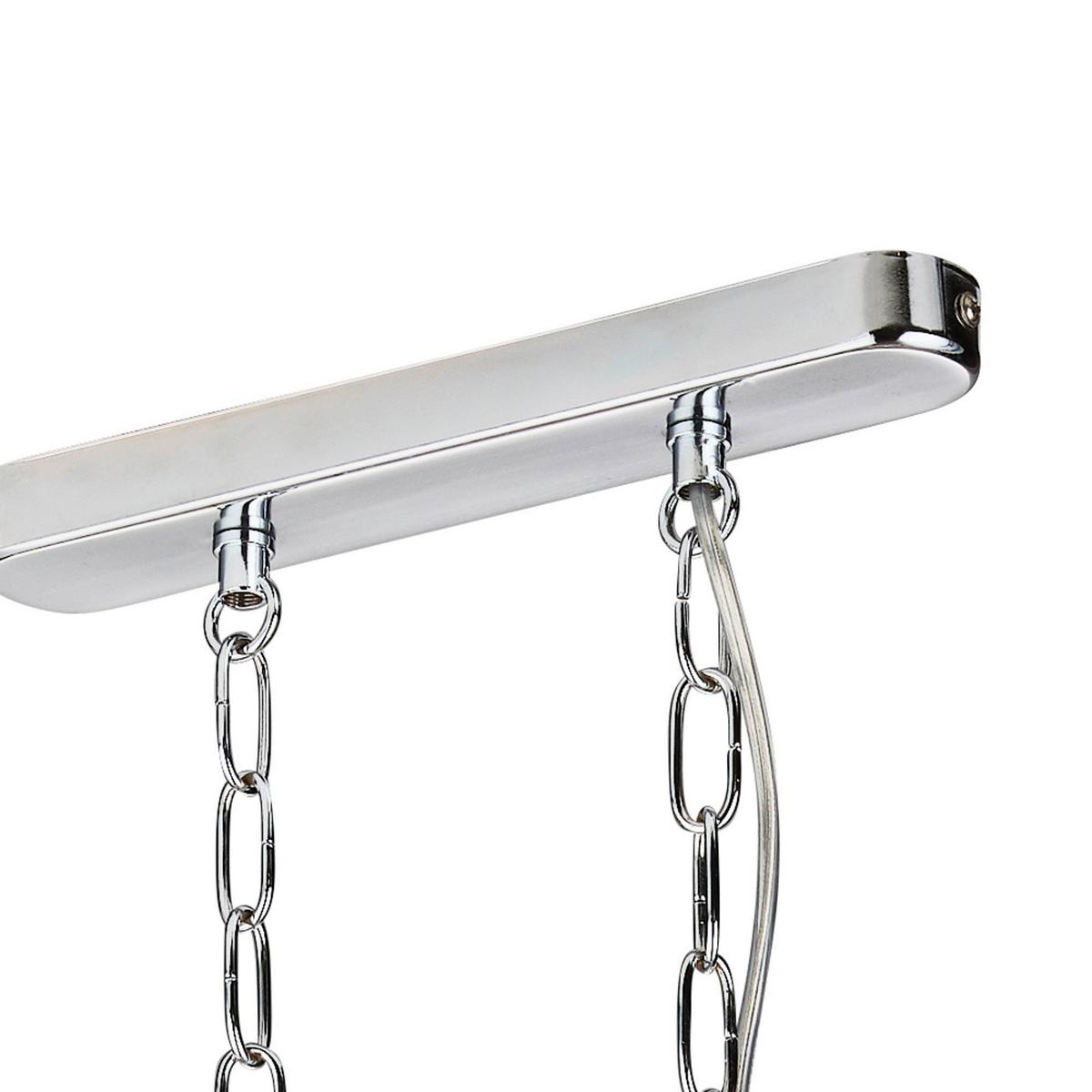 Kristály Függőlámpa Victoria 8095-5cc - krómszínű, Design, üveg/fém (78/150/30cm)