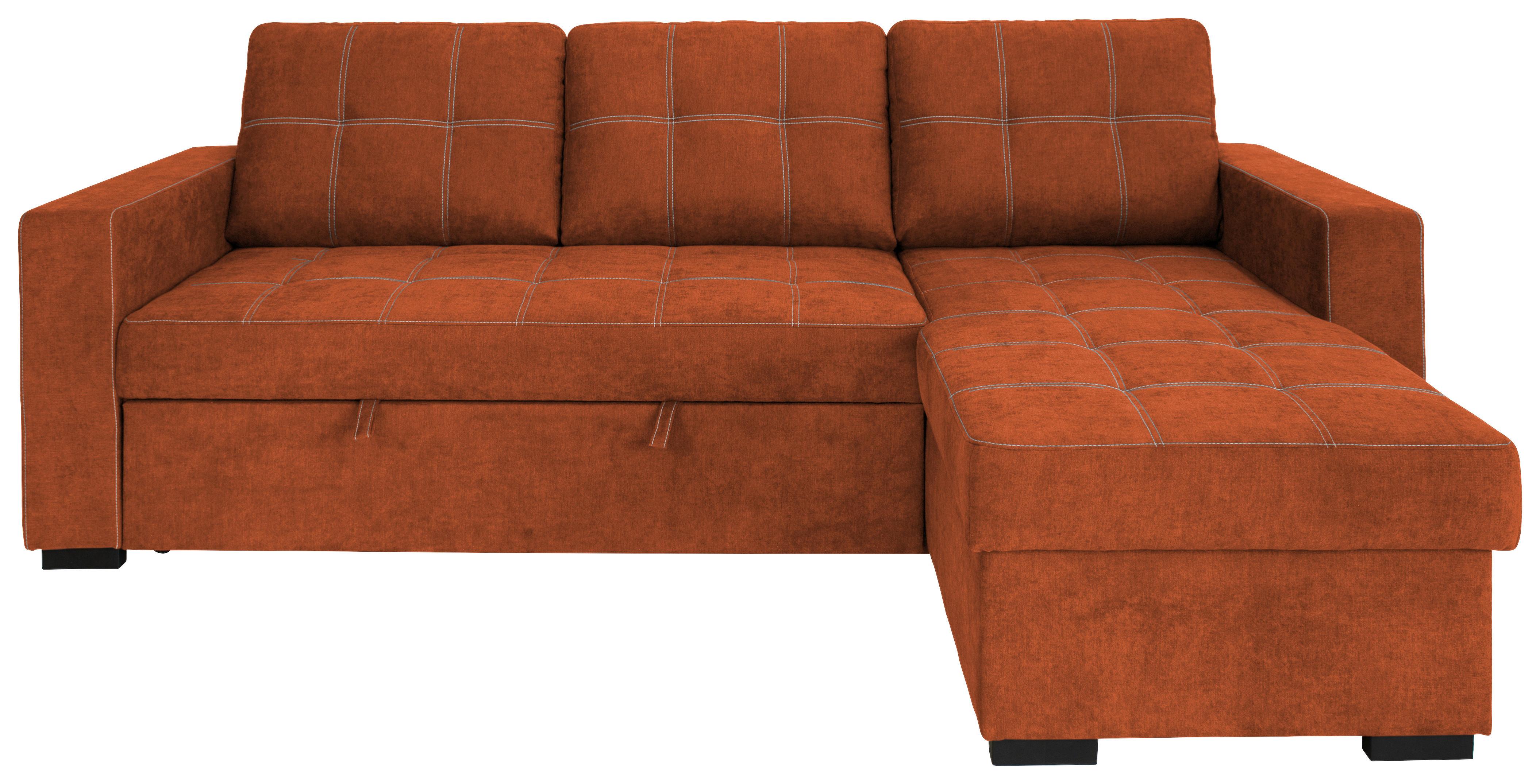 Canapea modulară TURIN - teracotă, Design, plastic/lemn (239/87/160cm) - Modern Living