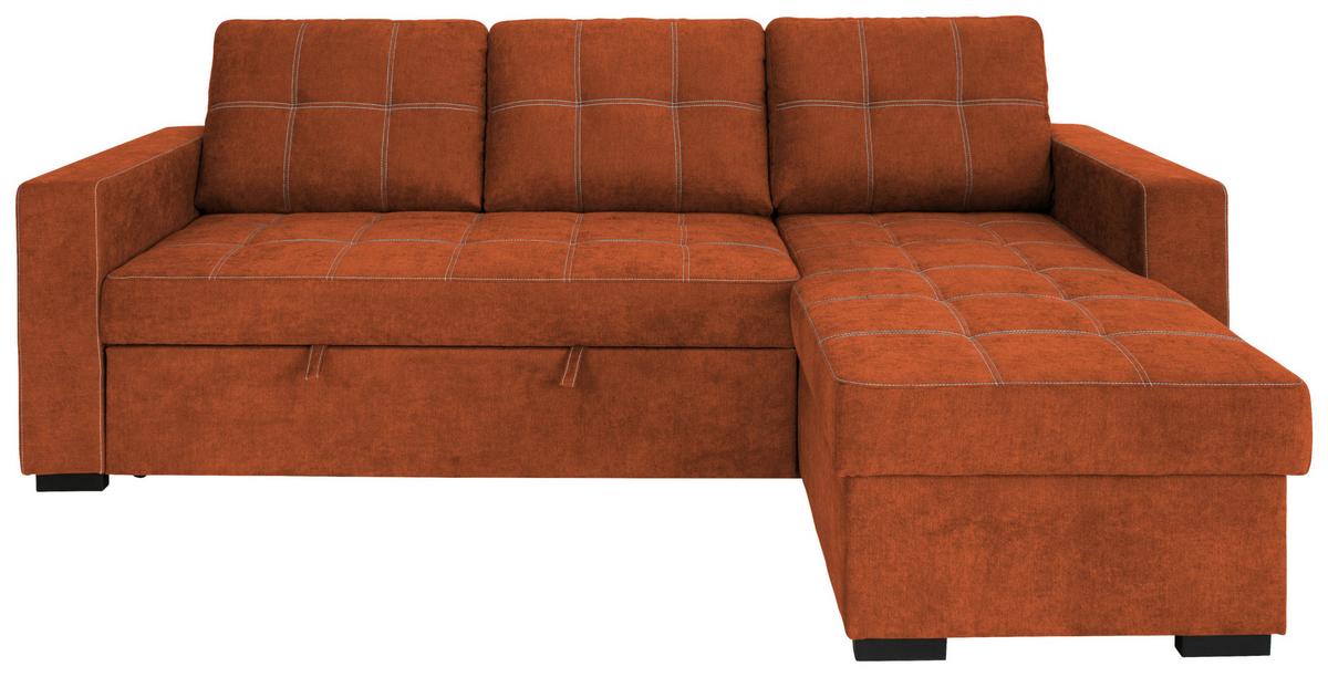 Canapea modulară TURIN - teracotă, Design, plastic/lemn (239/87/160cm) - Modern Living