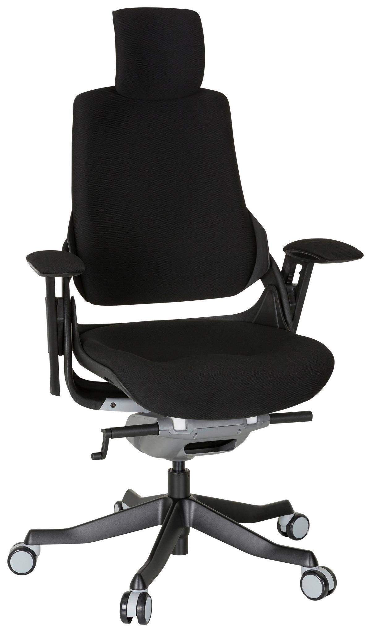 Pisarniški Stol Spektre Black, Črna - črna, Moderno, kovina/umetna masa (67/116/54cm) - MID.YOU