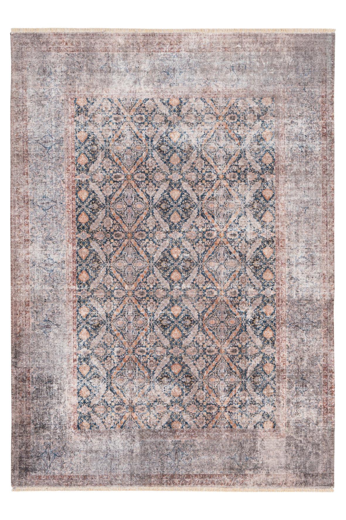 VINTAGE-TEPPICH MY MAUREA 780 - Dunkelblau, Basics, Textil (240/340cm)