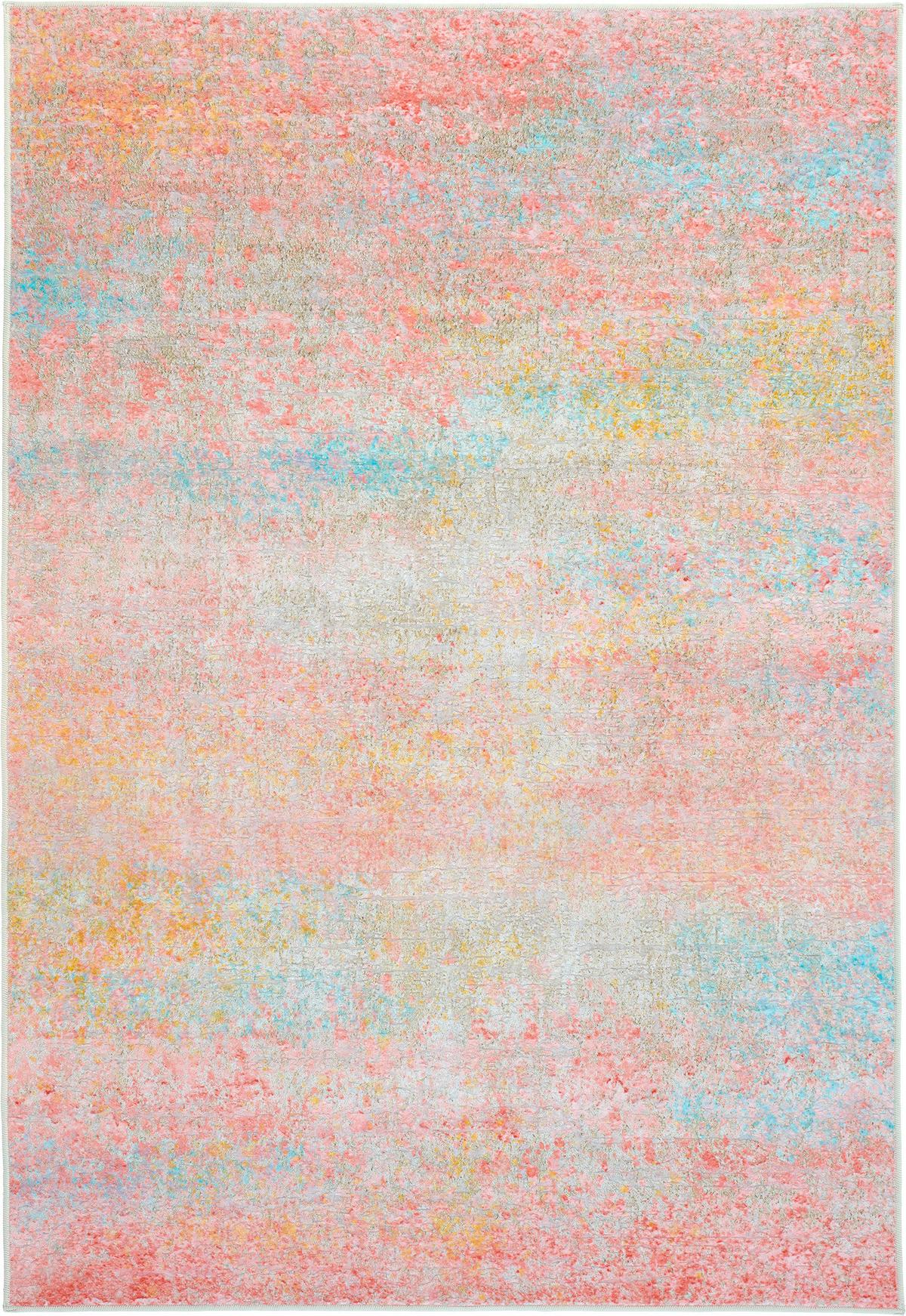 DYWAN VINTAGE FIORITH ONDEA-TREND8104 - różowy/ciemnożółty, Design, tkanina (130/190cm) - Lindorug