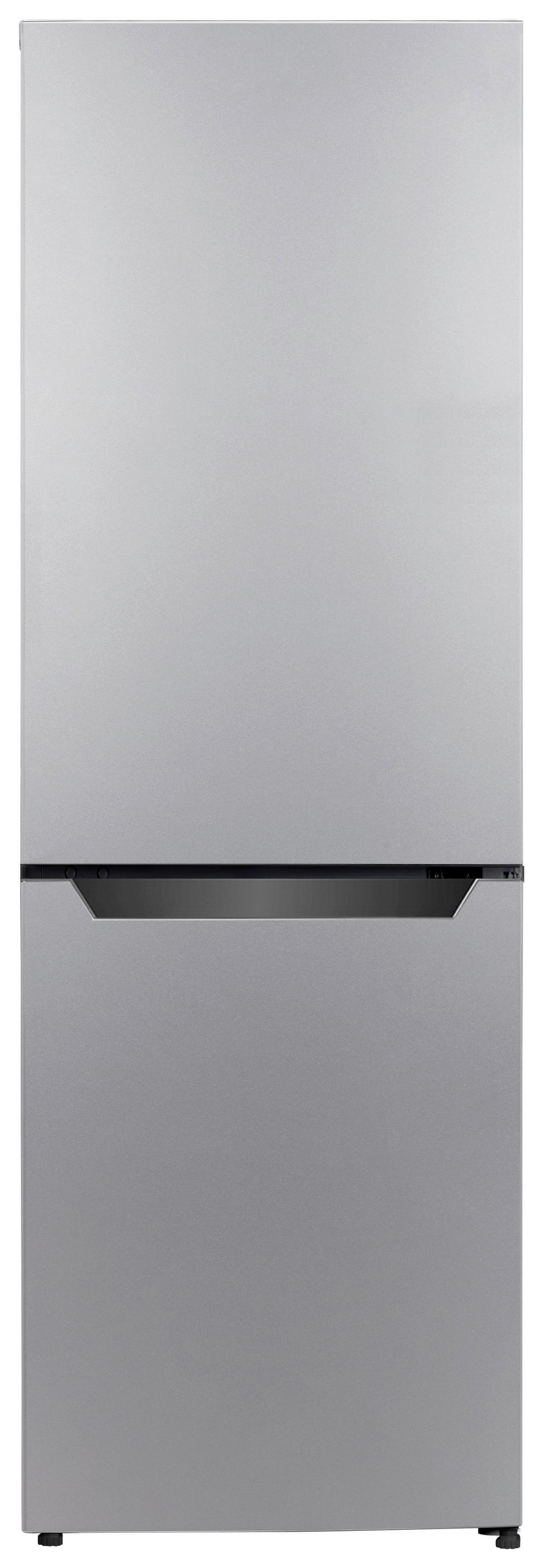 Kühl-Gefrier-Kombination Respekta Savo KG144SI Silber - Silberfarben, Basics, Glas/Kunststoff (47,4/144/49,5cm) - Respekta