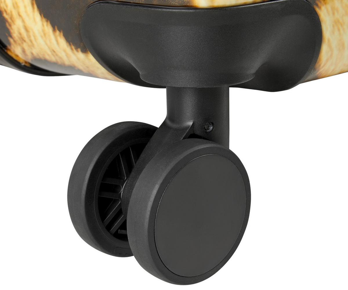 Reisekofferset Leo Leoprint, 3-teilig - Ecru, KONVENTIONELL, Kunststoff/Textil - Mömax