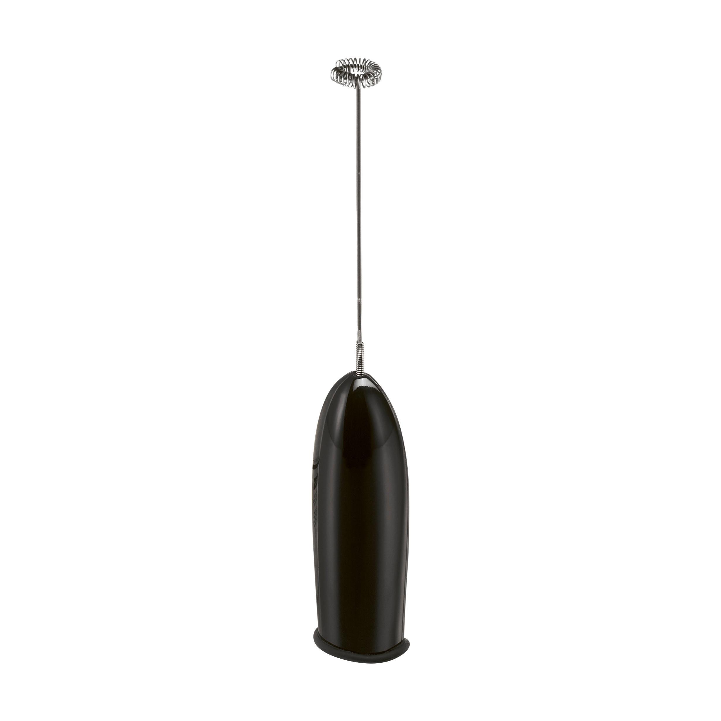 Milchschäumer Bodum Schumia Schwarz/Silberfarben - Silberfarben/Schwarz, KONVENTIONELL, Kunststoff/Metall (4/19cm) - Bodum