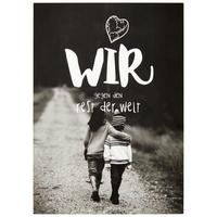 Postkarte Statements in Schwarz - Multicolor, Papier (10,5/14,8cm) - VS Visual Statements