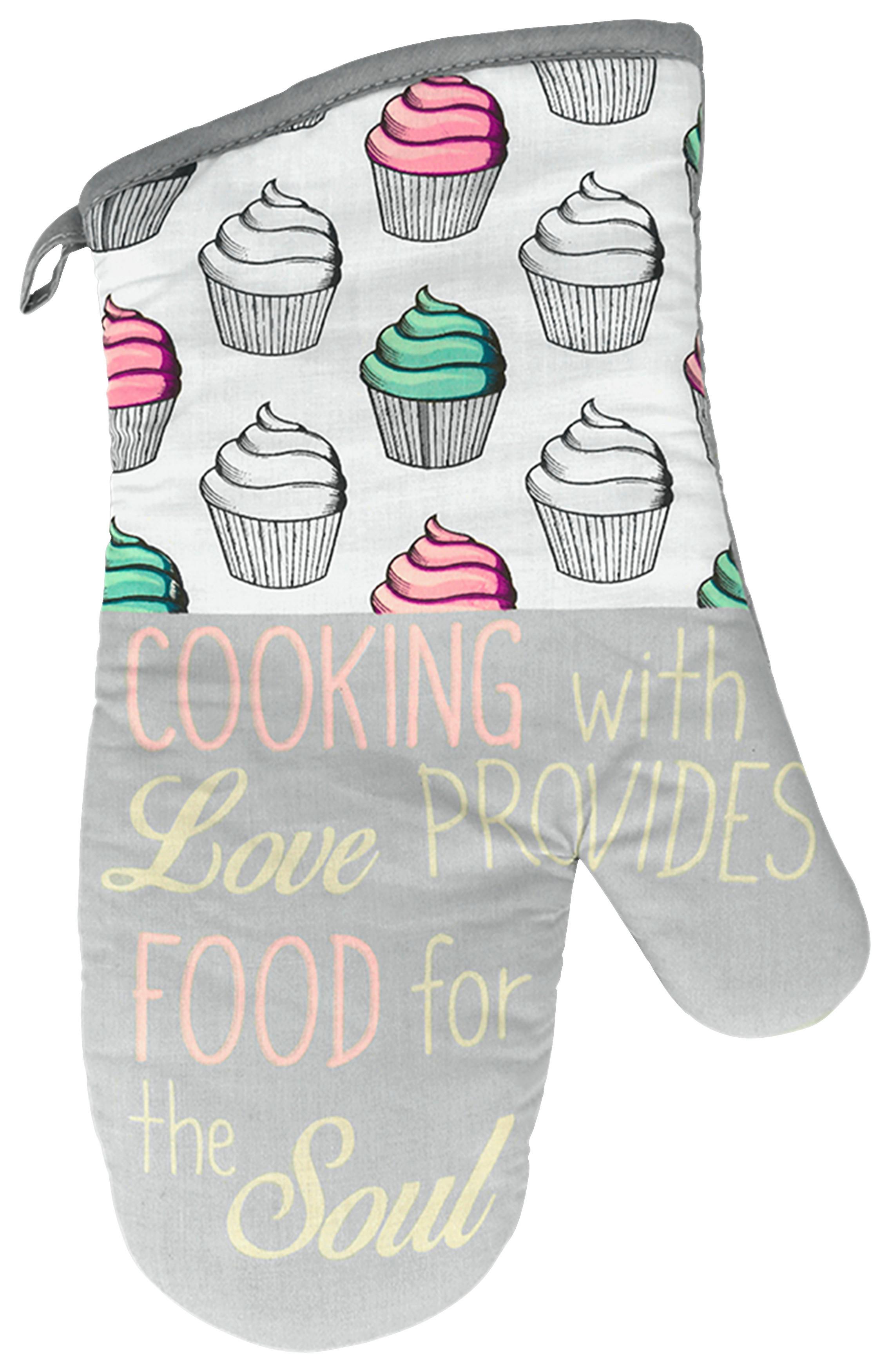 Edényfogó Kesztyű Muffin - textil (18,3/34,2/2,5cm) - Metaltex