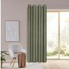ÖSENVORHANG VELOURS - Grün, KONVENTIONELL, Textil (140/245cm) - Mömax
