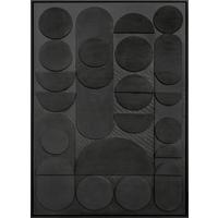 Slika Na Platnu Denise Big - črna, Moderno, umetna masa/tekstil (100/140cm) - Premium Living