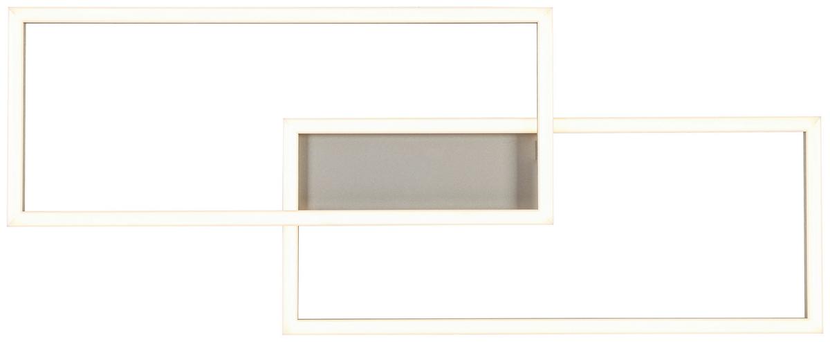 LED-Deckenleuchte Cem Champagnerfarben max. 30 Watt - Champagner, Modern, Kunststoff/Metall (75/30/7cm) - Mömax