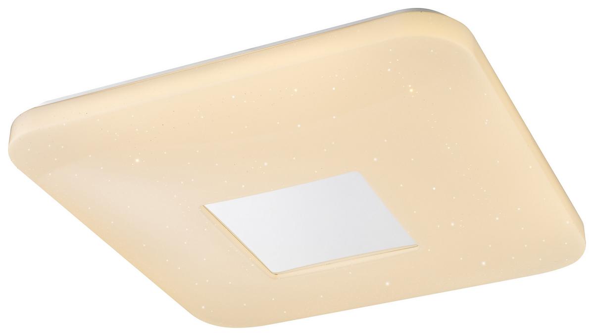 LAMPA SUFITOWA LED BETTY - biały, Modern, tworzywo sztuczne/metal (43,5/43,5/6,5cm) - Modern Living