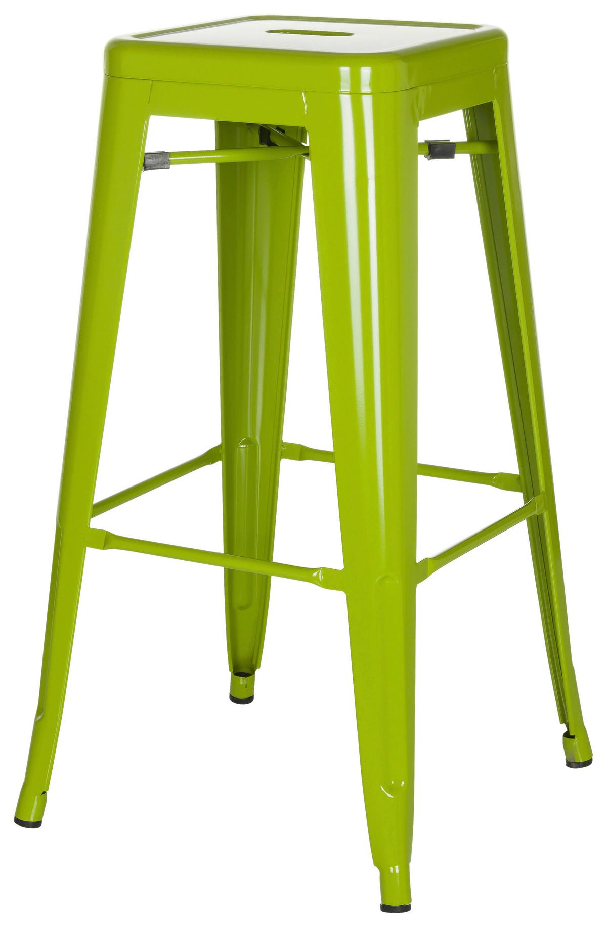 Barski Stol Vantaggio High, Zelena - zelena, Basics, kovina (44/77/44cm) - MID.YOU
