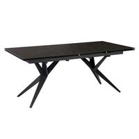 Esstisch Wl7.146 - Schwarz, Design, Keramik/Metall (180/95/76cm) - MID.YOU